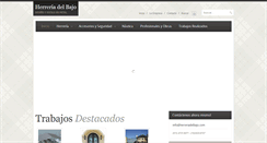 Desktop Screenshot of herreriadelbajo.com