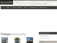 Tablet Screenshot of herreriadelbajo.com
